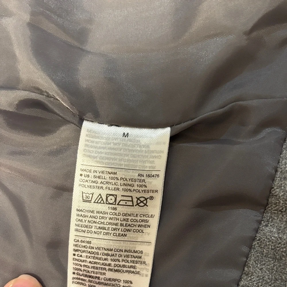 Old Navy Charcoal Puffer Vest - Picture 3 of 5